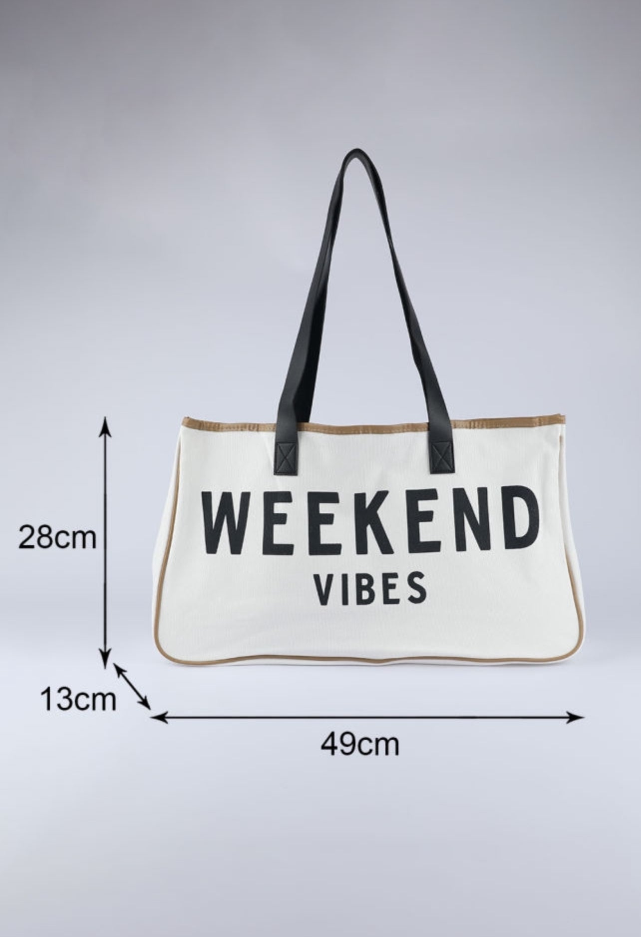 White casual tote