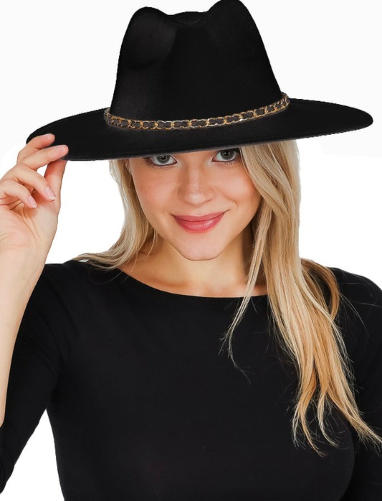 Wide brim hat